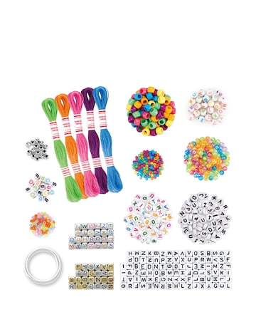 Shimmer 'N' Sparkle ABC Fashion Bead Bracelets