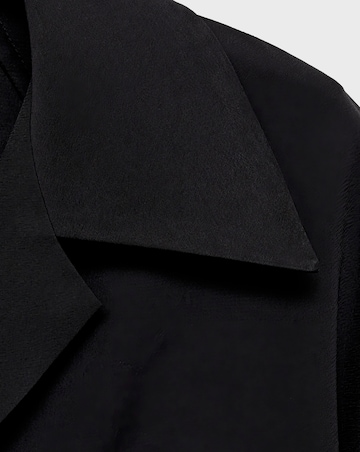 Mango Short-Sleeved Satin Shirt