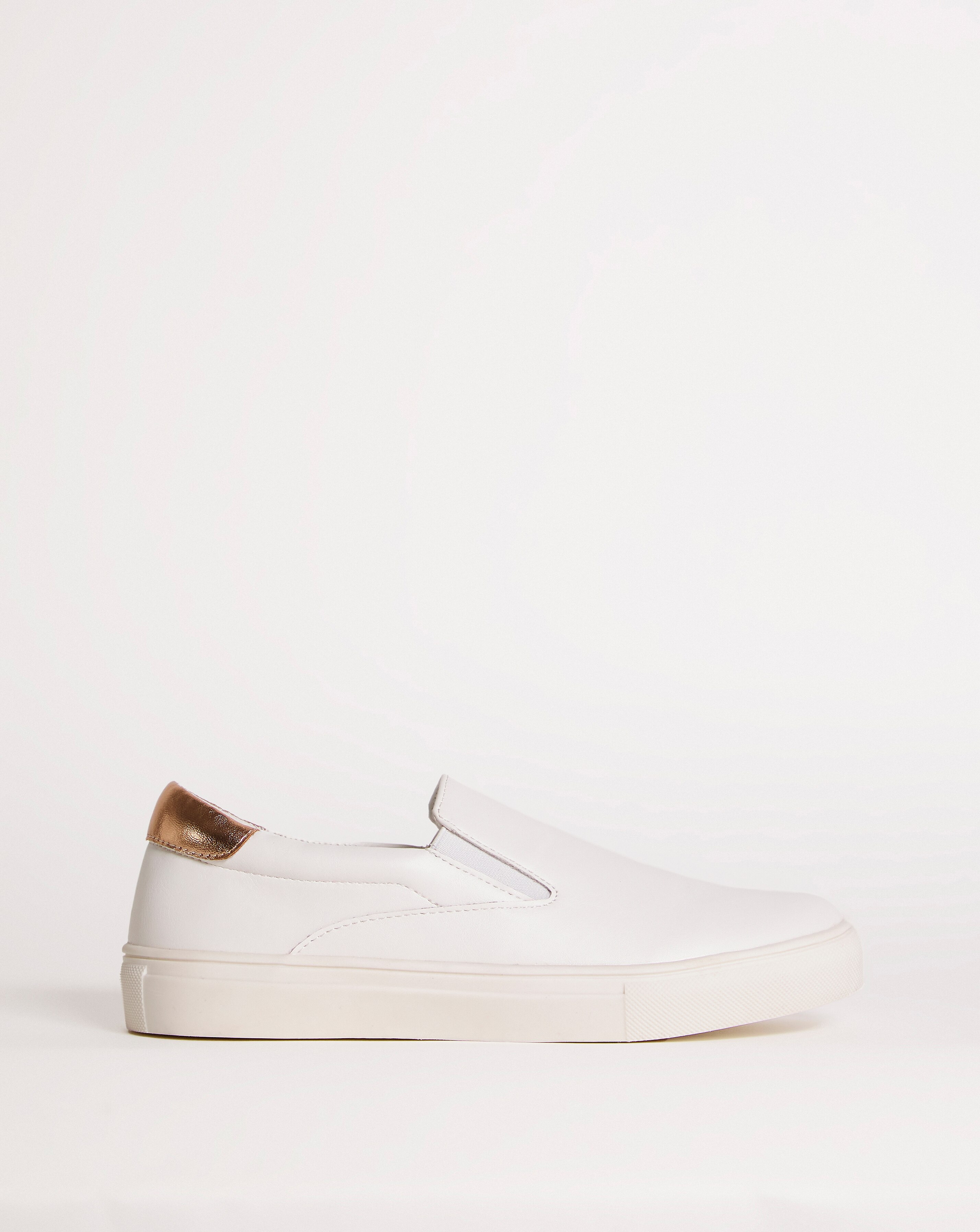 Elasticated Slip On Trainer - Wide Fit (E)