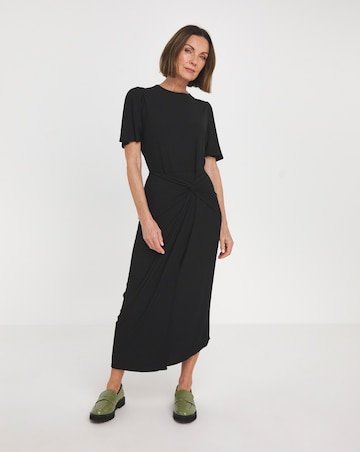 MAGISCULPT Panel Jersey Wrap Dress