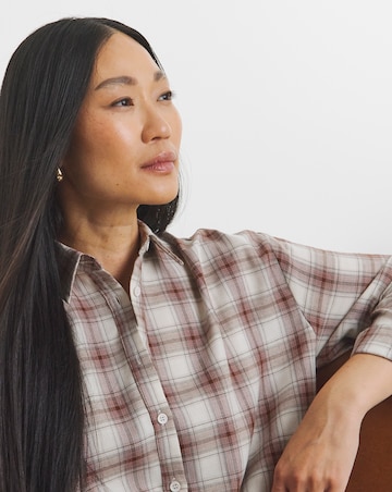 Oversized Check Shirt