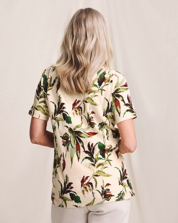 Julipa Pure Cotton Ribbed Henley Top