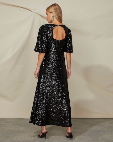 Ro&Zo Evor Sequin Midi Dress