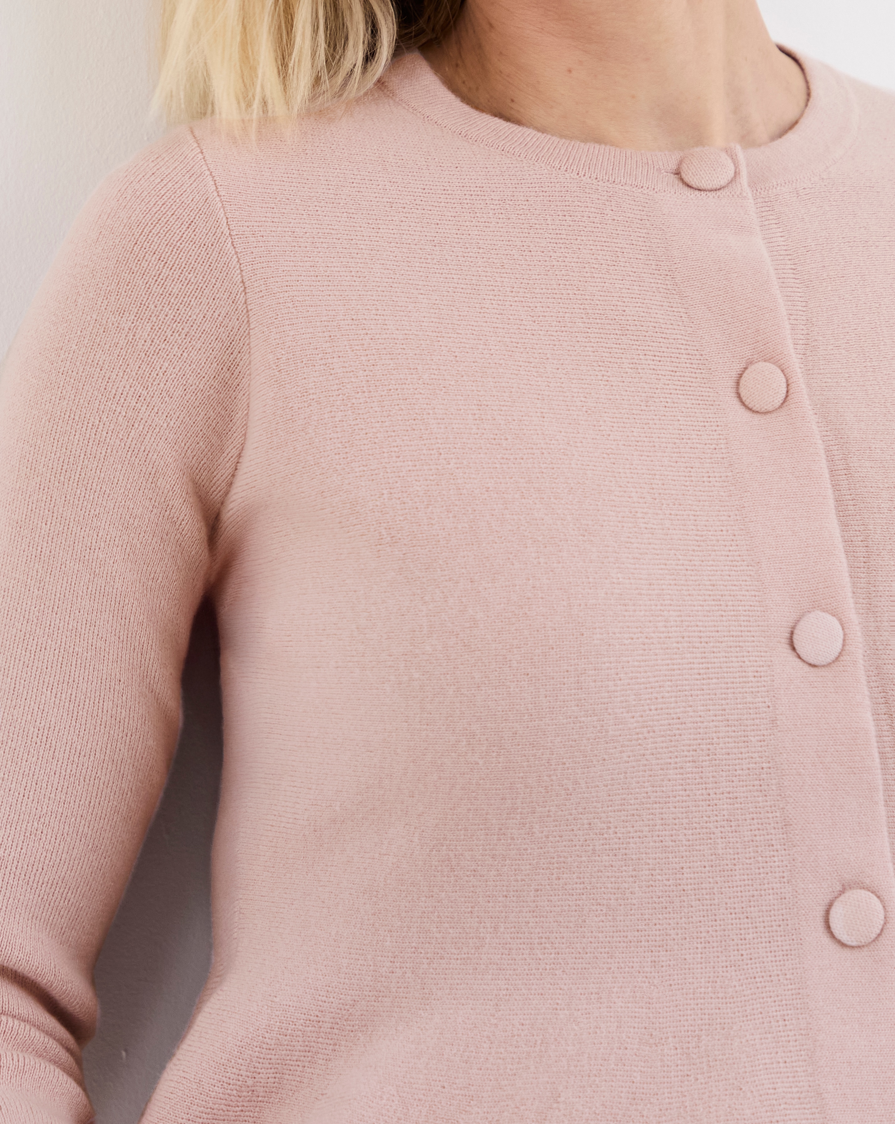 Round Neck Peplum Cardigan | JD Williams