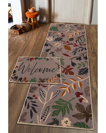 Autumn Welcome Runner and Doormat Set