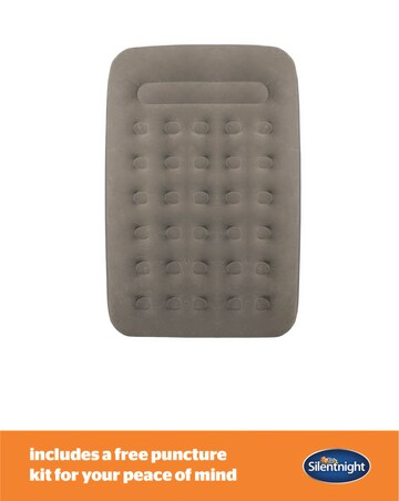Silentnight Flocked Airbed with Electric Pump - Double
