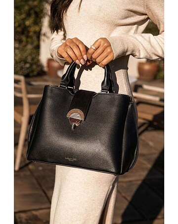 Luella Grey Octavia Black Work Tote