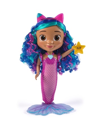 Gabby's Dollhouse: The Movie Doll Sing & Shine Mermaid Gabby