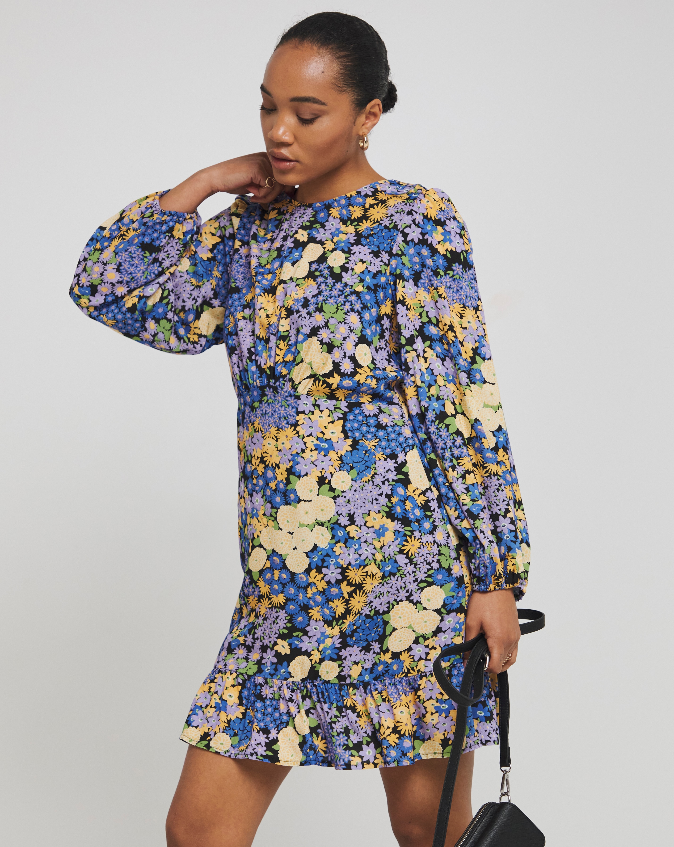 Nobody's Child Serena Long Sleeve Mini Dress | JD Williams