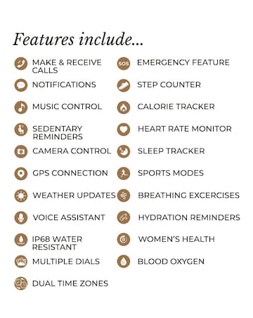 Radley Series 56 Cobweb Silicone Strap Smart Watch and Wireless Earbuds Bundle