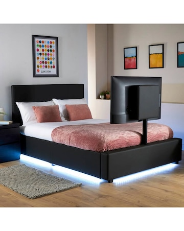 XR Living Ava Upholstered PU TV Bed