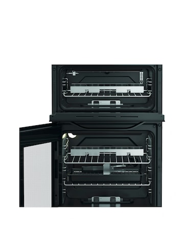 Hotpoint HDG5GCB 50cm Gas Double Cooker - Black