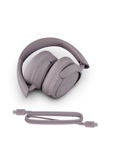 JLab JBuds Lux Active Noise Cancelling Over-Ear Headphones - Mauve