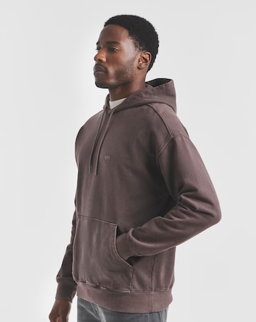 Union Garment Dyed Hoodie- Brown