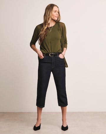 Anthology Olive Sheer Cardigan