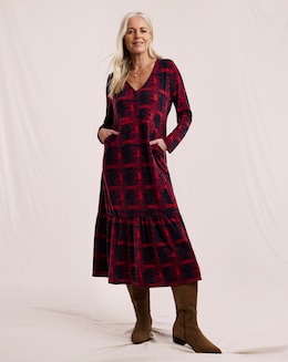 Julipa Printed Jersey Midi Dress