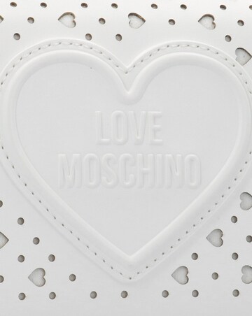 Love Moschino Heart Basket White Cross-Body Bag