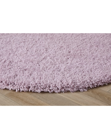 Chicago Light Neutrals Shaggy Circle Rug