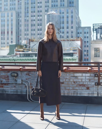 Mango Sabina Faux Leather Jacket