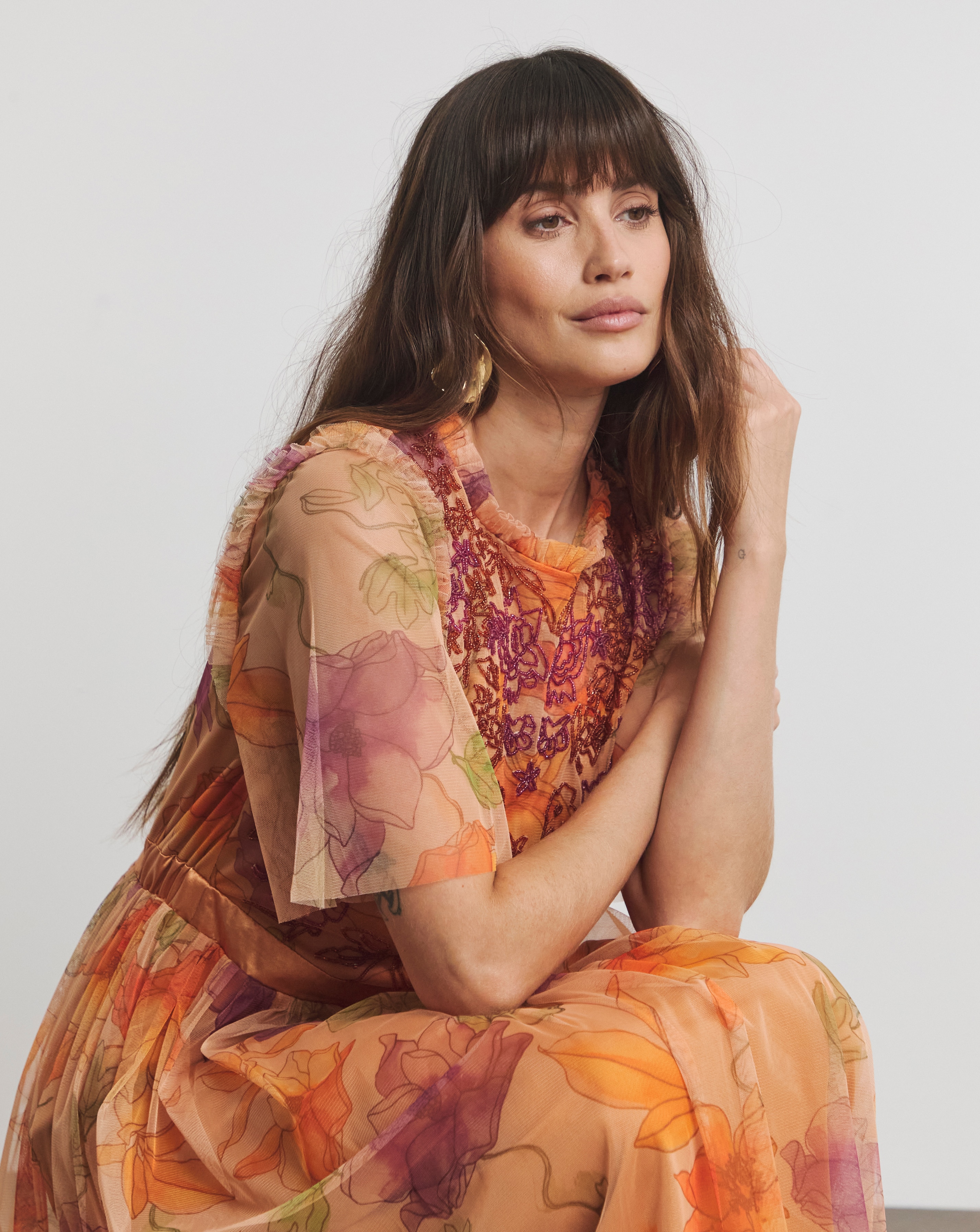 Joanna Hope Mesh Beaded Maxi Dress | JD Williams