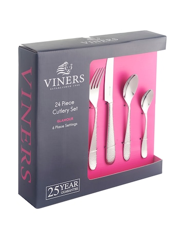 Viners Glamour 24 Piece Cutlery Set
