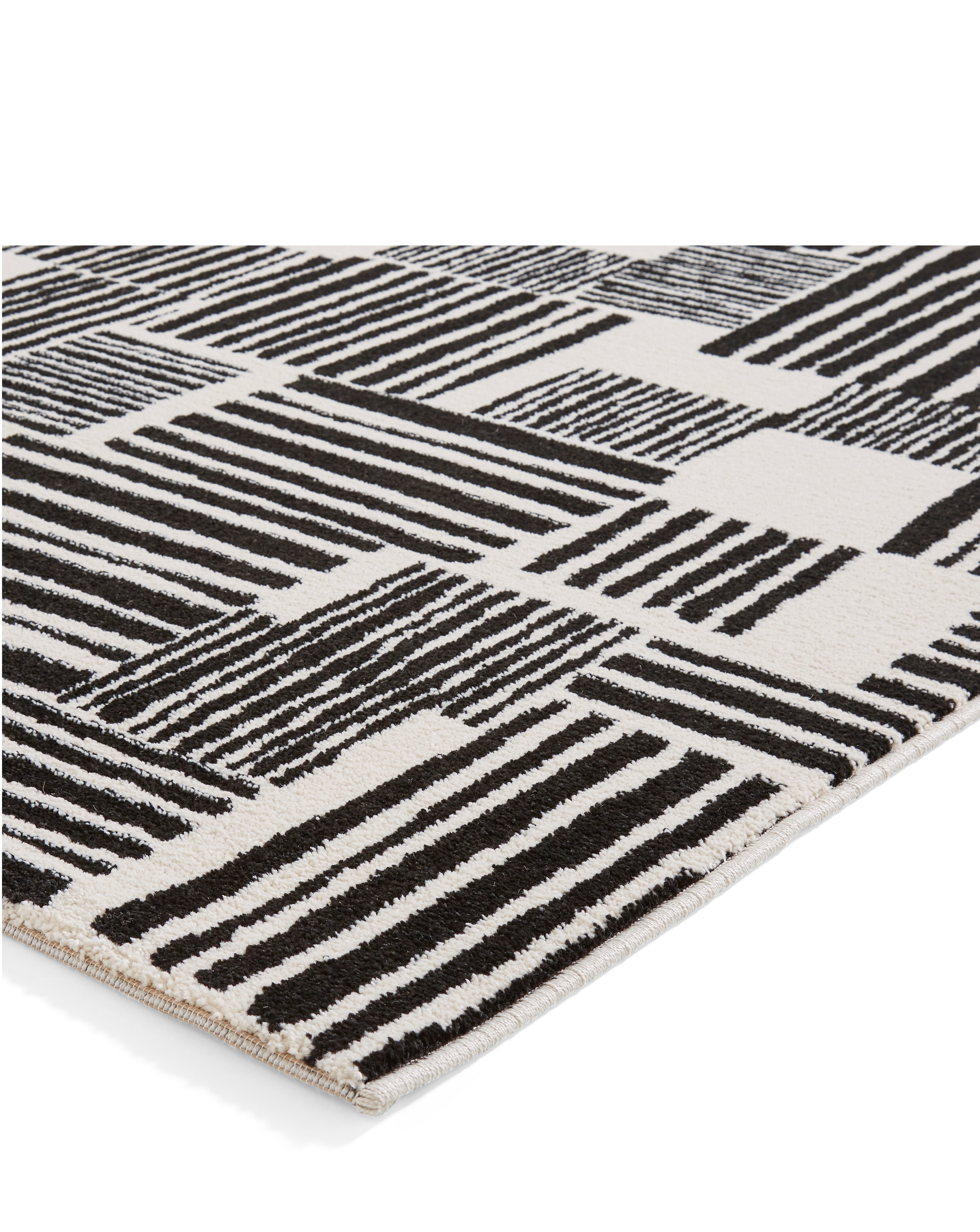 Catherine Lansfield Blocks Modern Abstract Rug | JD Williams