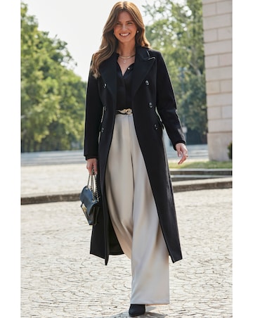 Sosandar Hour Glass Overcoat