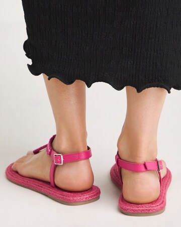 Marcia Embellished Flat Sandals Wide E Fit