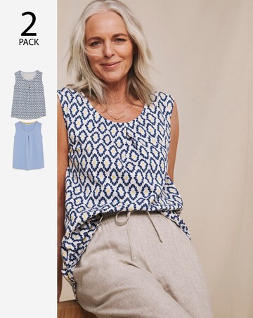 Julipa Pure Cotton 2 Pack Vest