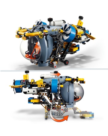 LEGO Technic Deep-Sea Research Submarine Toy Set for Kids 42201