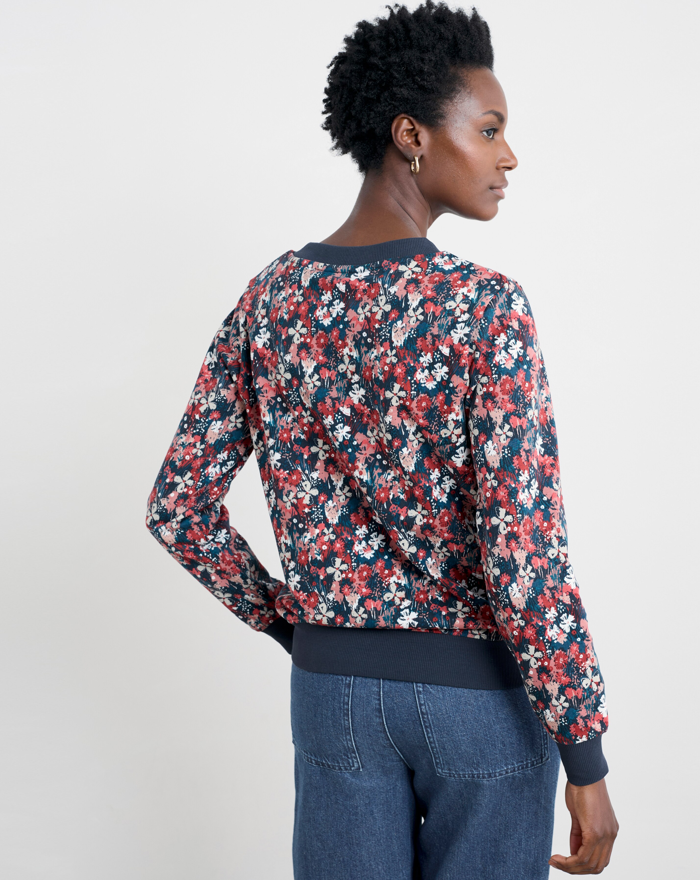 Seasalt Cornwall Bright Wave Sweatshirt | JD Williams