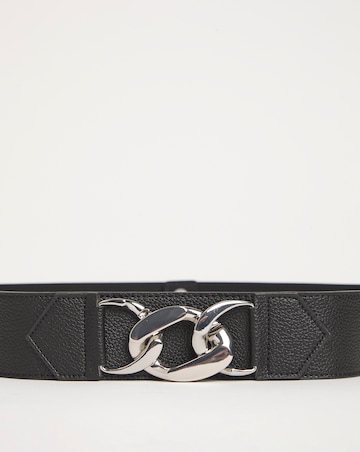 Chunky Buckle Waist Stretch Belt
