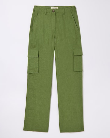 FatFace Demi Linen Blend Cargo Trouser