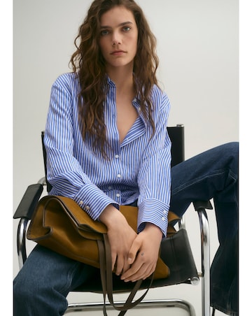 Mango Nina Striped Shirt