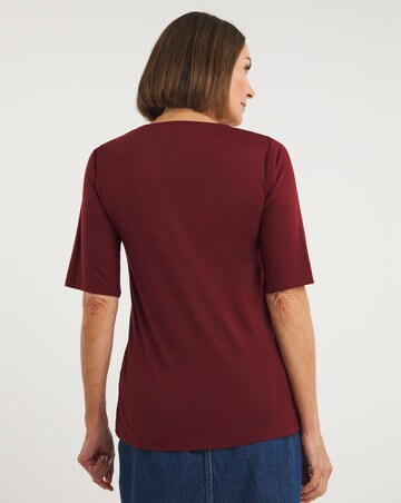 Twist Front Short Sleeve Top