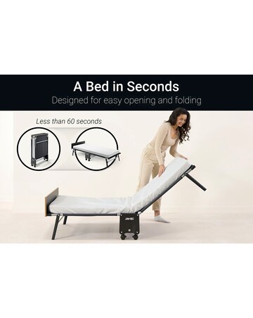 Jay-Be Rollaway Folding Bed with e-Fibre Mattress - Single