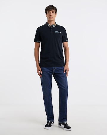 Joe Browns Woven Collar Polo Long