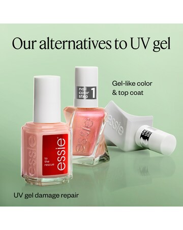 Gel by essie Frost Yourself Metallic Blush Pink Nail Polish, 13.5ml