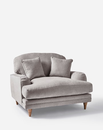 Azra Chenille Snuggle Chair