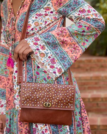 Joe Browns San Marco Leather Studded Bag