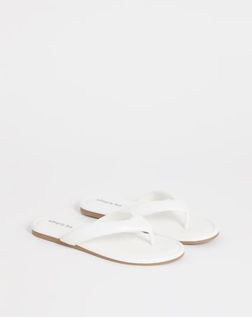 Cammy Flat Toe Post Sandals - Extra Wide Fit (EEE)