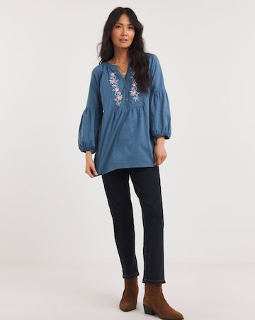 Julipa Embroidered Jersey Top