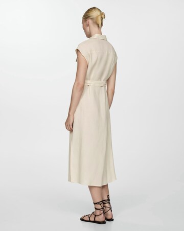 Mango Pure Linen Shirt Dress with Tie Detail | JD Williams Mango Pure Linen Shirt Dress with Tie Detail | JD Williams