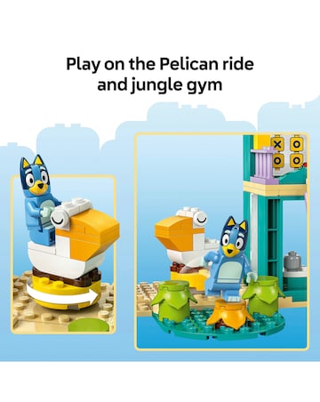 LEGO Bluey Playground Fun with Bluey and Chloe, Preschool Toy 11201