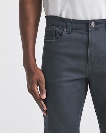 Union Blue Slim Fit Stretch Gabardine Jean