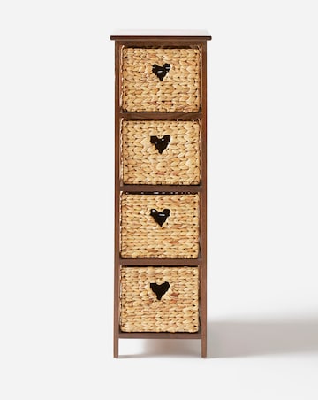 Hyacinth Hearts 4 Drawer Tall unit