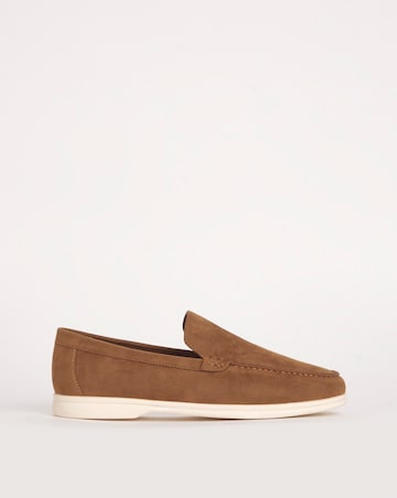 Suede Look Loafer Wide Fit