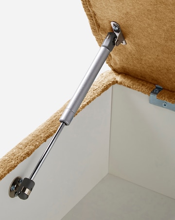 Hunter Chenille Storage Footstool