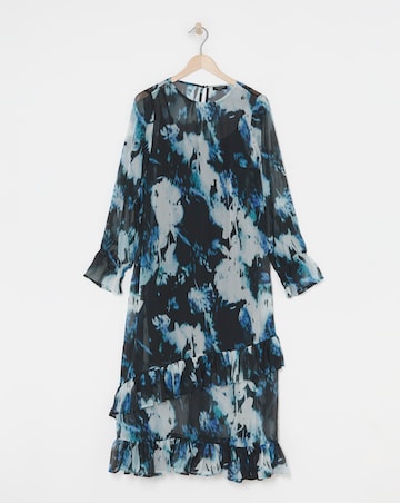 Chiffon Ruffle Dress