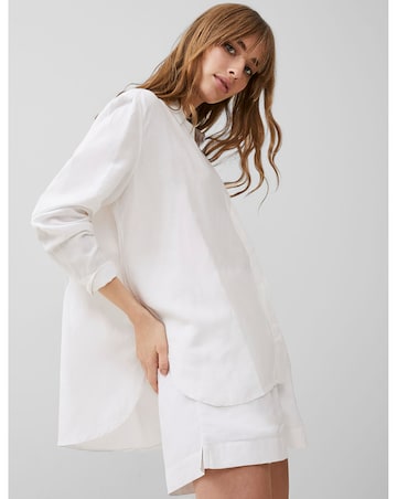 French Connection Birdie Linen Boyfriend Shirt